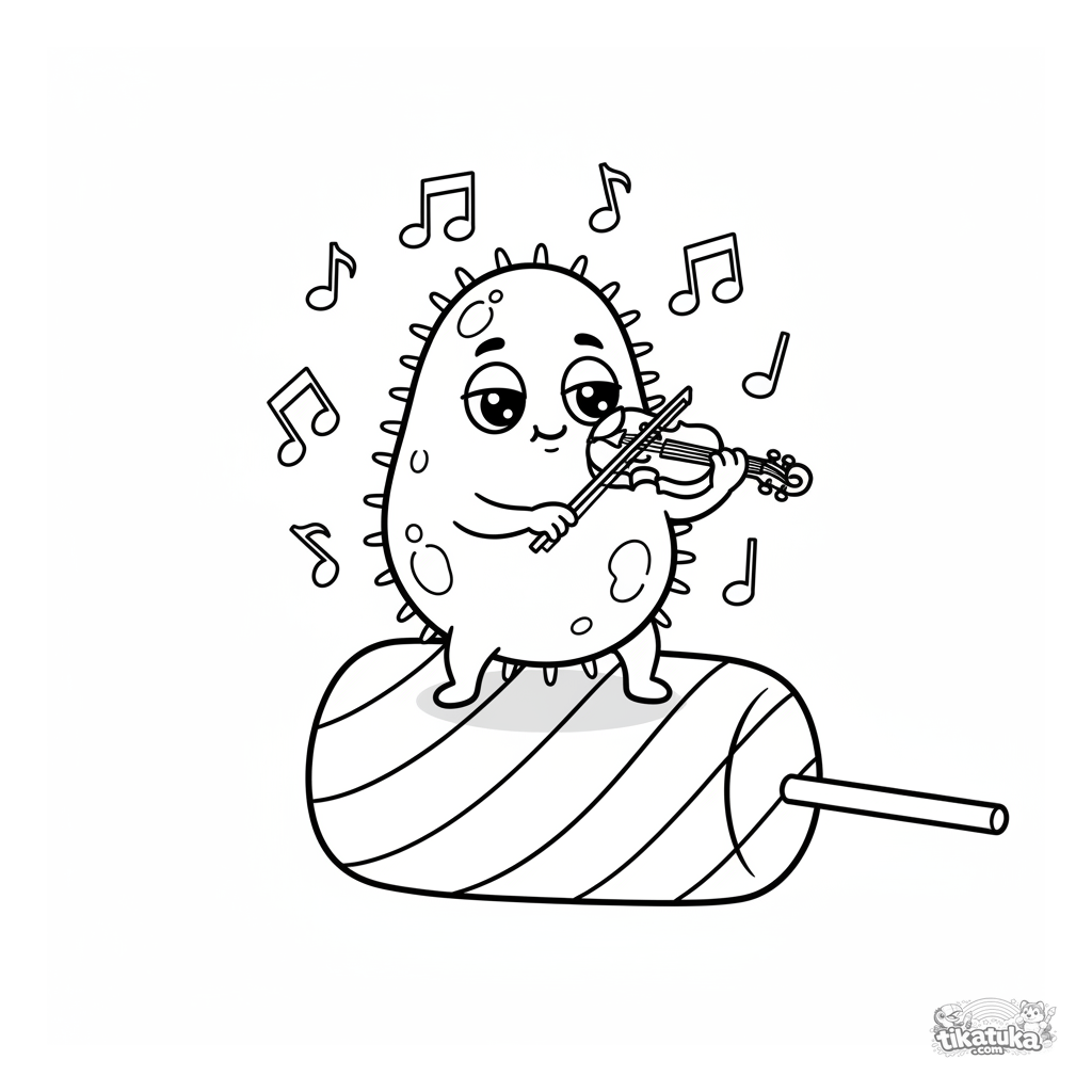 Amoeba Violinist on Lollipop