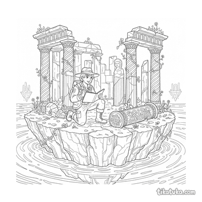 Ancient Floating Temple Ruins