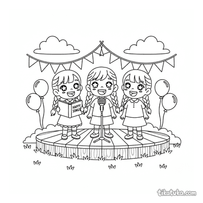 Kids Choir at Festival