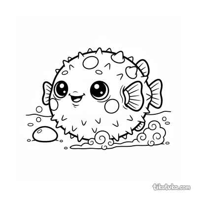 Pufferfish on the Sand
