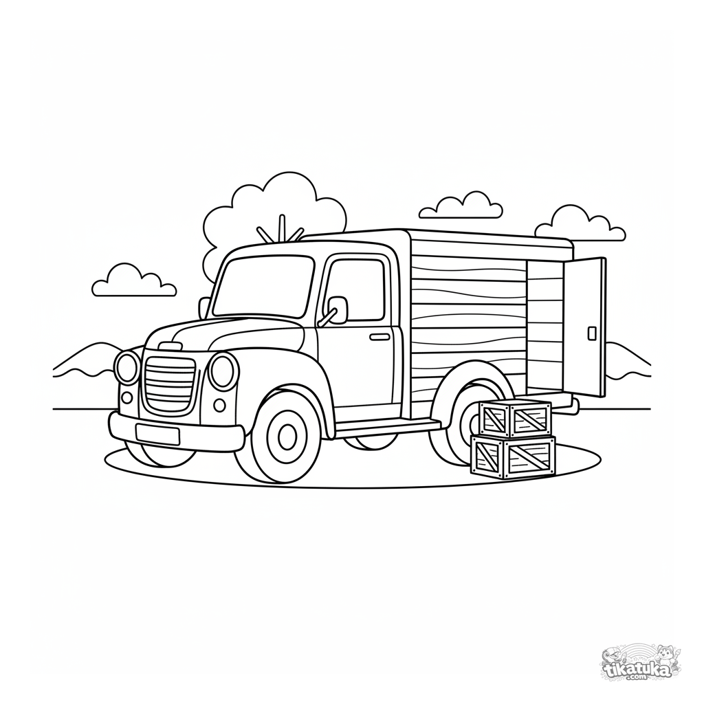 Vintage Delivery Truck