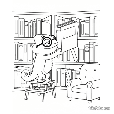 Chameleon Radik the Librarian