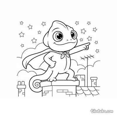 Chameleon Radik the Superhero