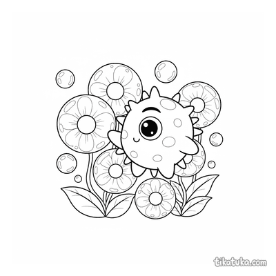 Star Microbe in Bubble Garden