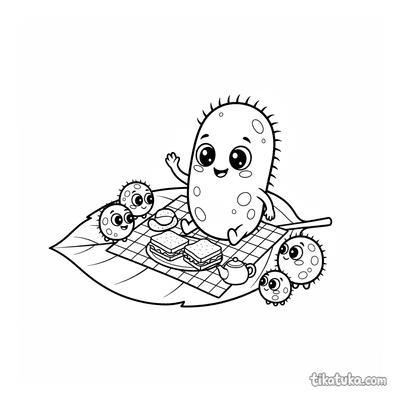 Bacteria Having a Picnic