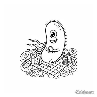 Bacterium Having a Picnic