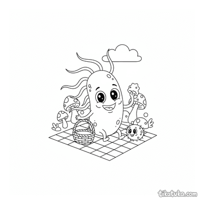 Bacterium Having a Picnic