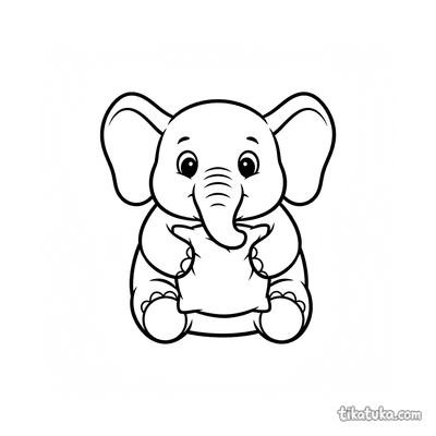 Elephant Plush Hugging Pillow