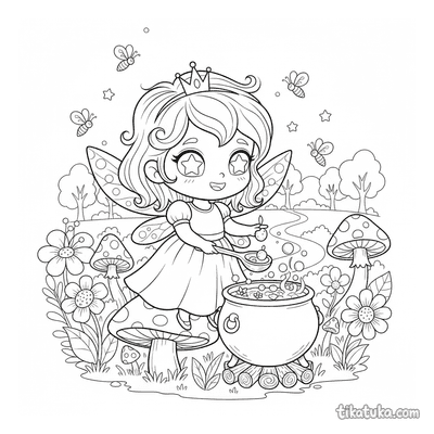 Fairy Princess Cooking Magic Potion
