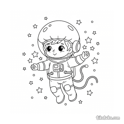 Astronaut with Jellyfish Helmet