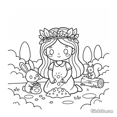 Forest Princess Planting Seeds