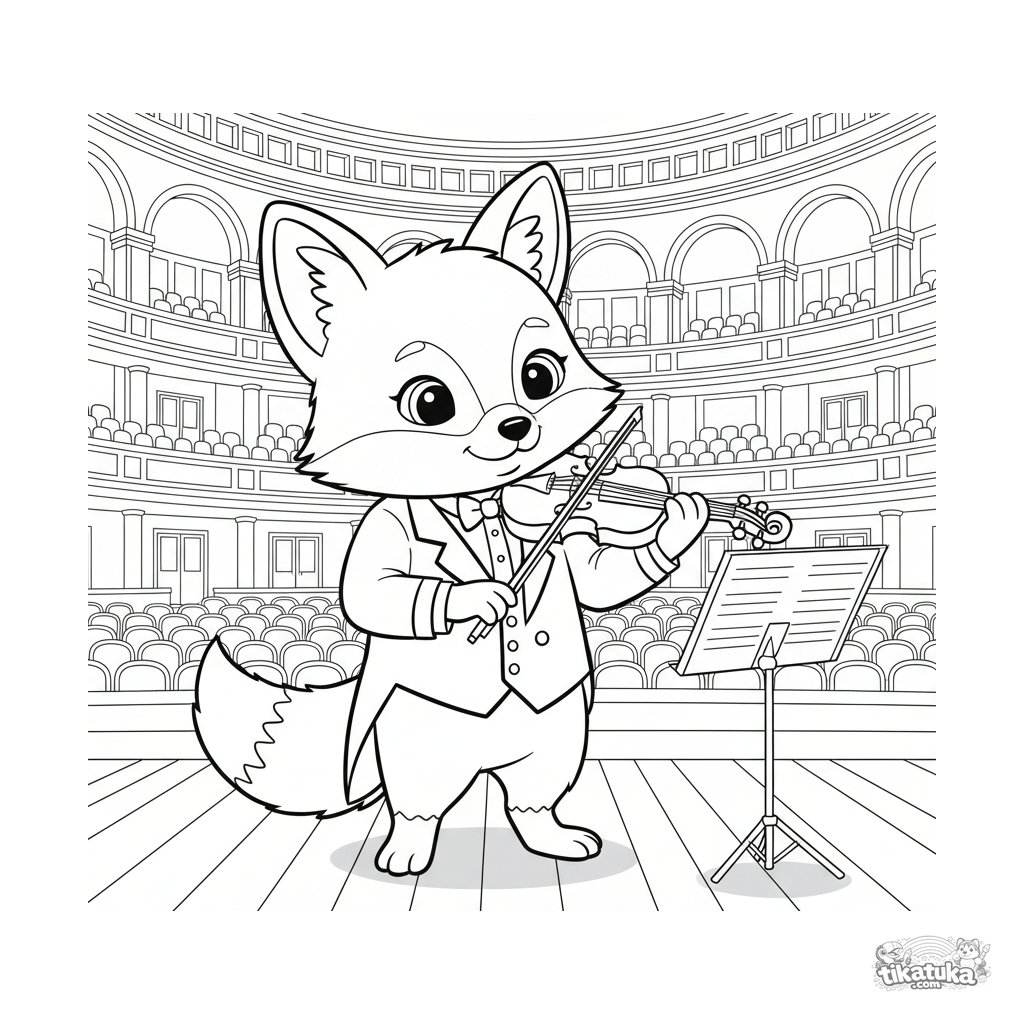 Fox Violinist on Stage
