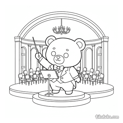 Friendly Bear Conductor
