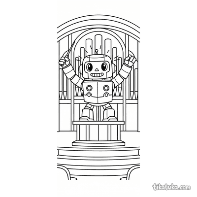 Robot Conductor on Stage