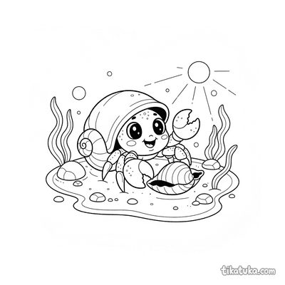 Hermit Crab Changing Shells