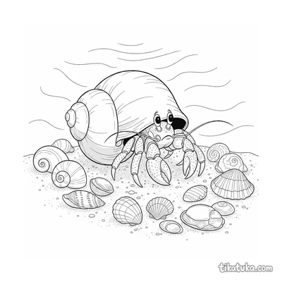 Hermit Crab Changing Shells