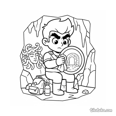 Hero Polishing a Shield