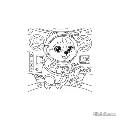 Husky Astronaut