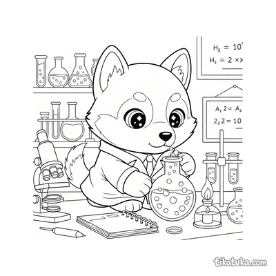 Husky Scientist