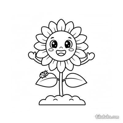 Smiling Sunflower