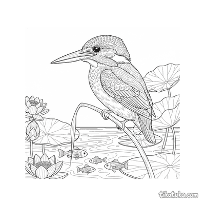 Kingfisher by the Stream