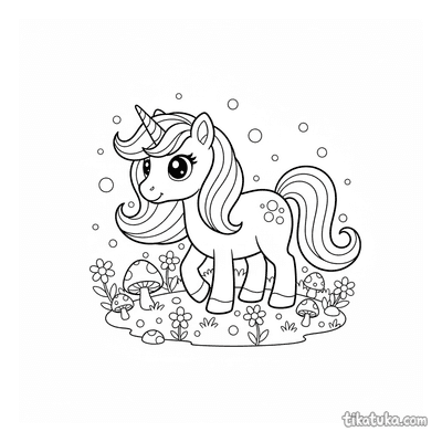 Magical Pony with Crystal Horn
