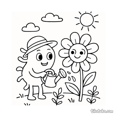Microbe Gardener with Watering Can