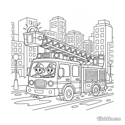 Modern Fire Truck