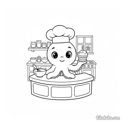 Octopus Bublik the Baker