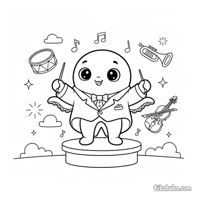 Octopus Orchestra Conductor