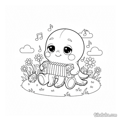 Octopus Bublik the Musician