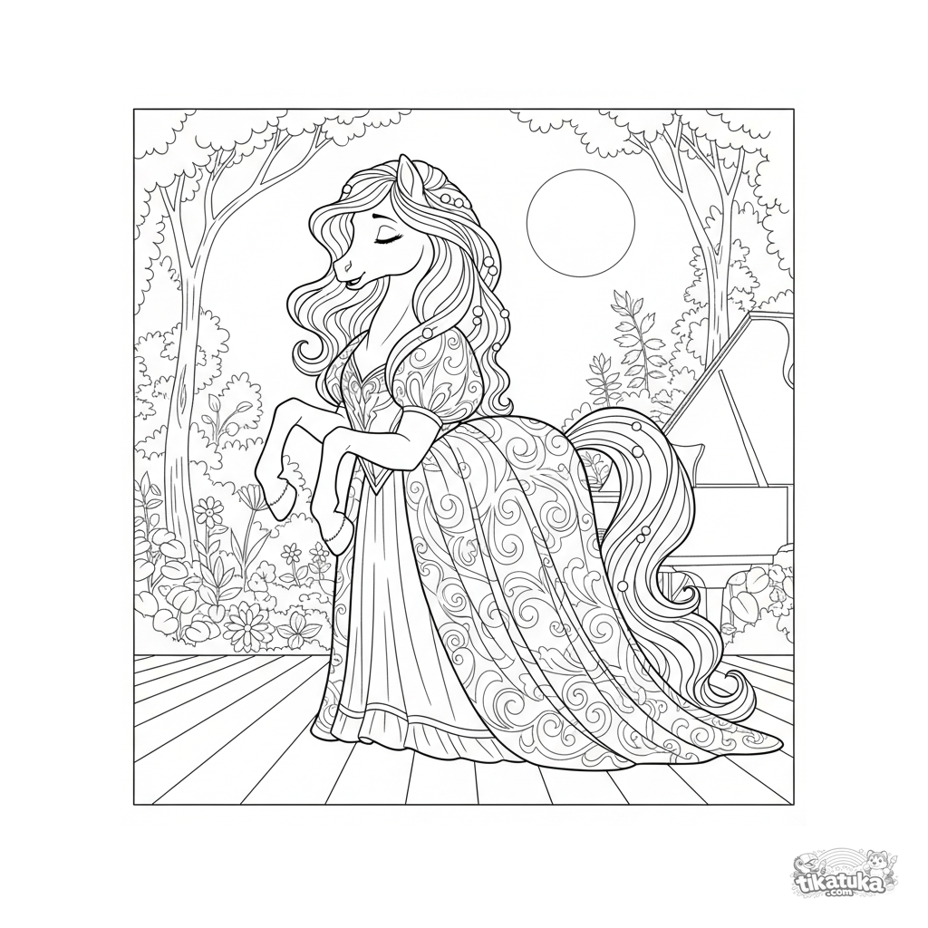 Opera Singer Pony on Stage