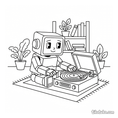Robot Listening to Vinyl