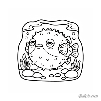 Pufferfish in a Tidepool