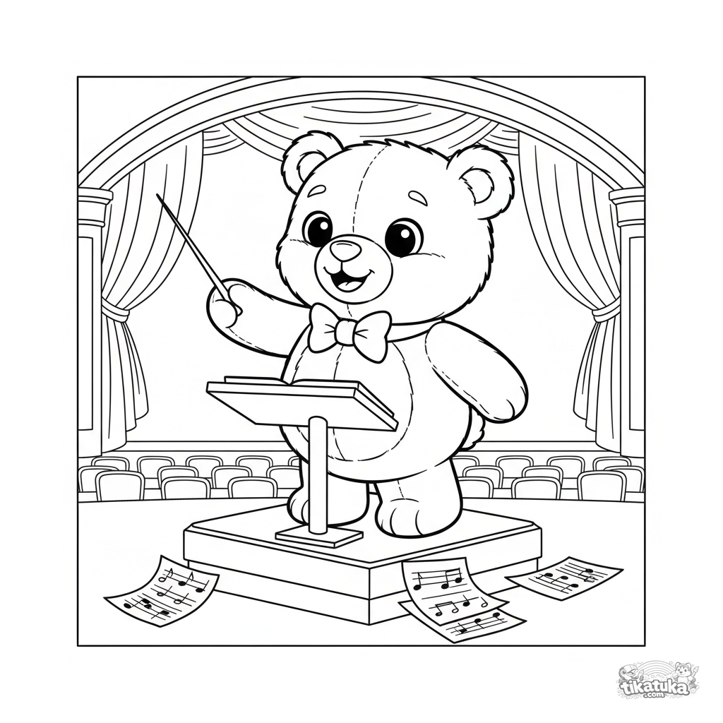 Plush Bear Conductor