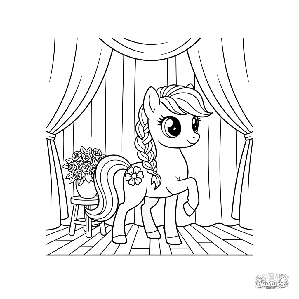 Pony Ballerina on Stage