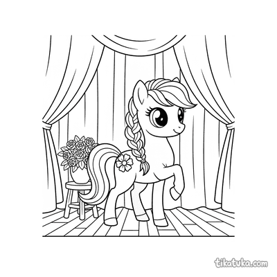 Pony Ballerina on Stage
