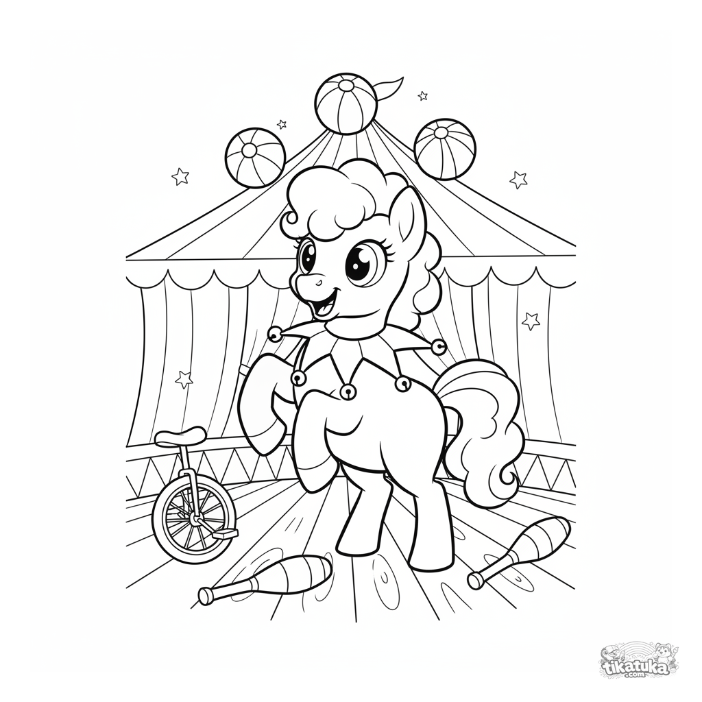 Juggler Pony on Stage