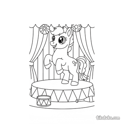 Pony Juggler on Stage