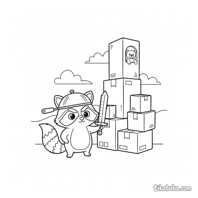Knight Raccoon Shmyak Rescues Teddy
