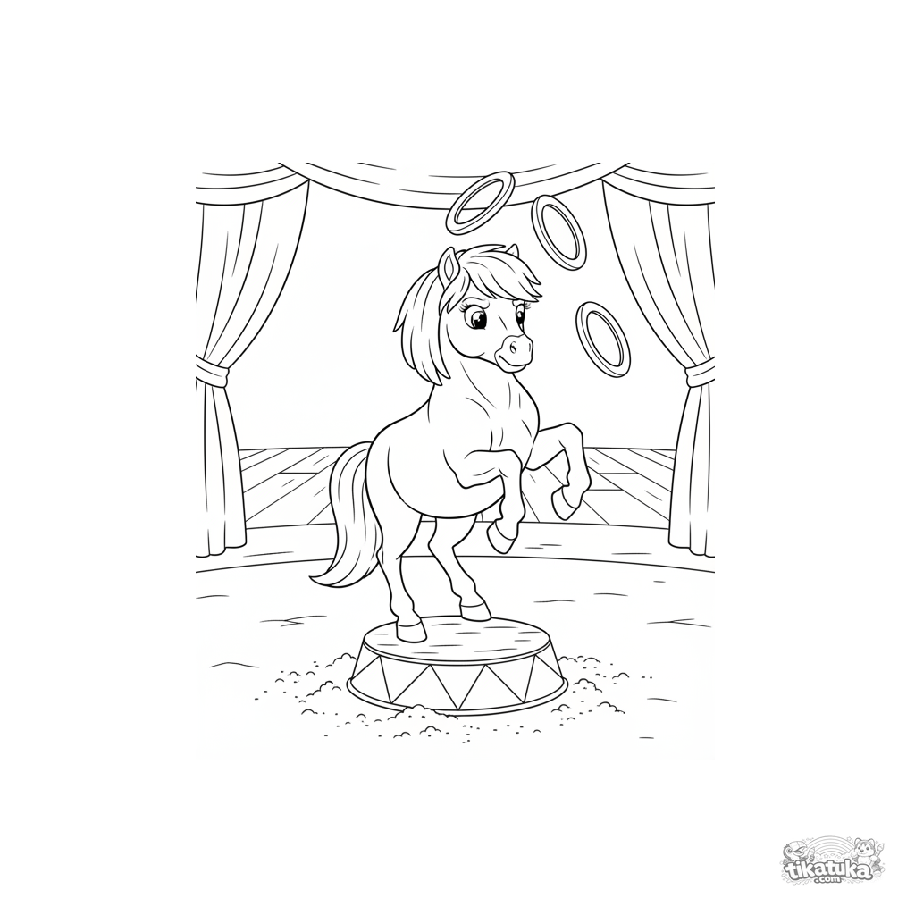 Pony Juggler in the Ring