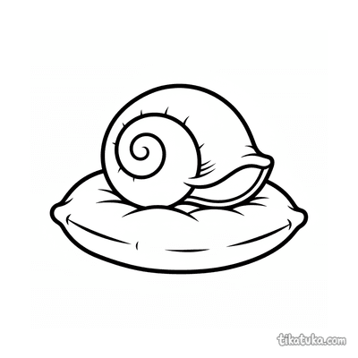 Seashell on Cushion