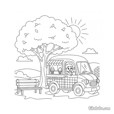 Retro Ice Cream Truck
