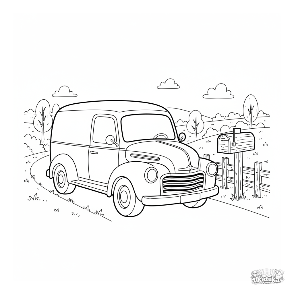 Vintage Delivery Truck