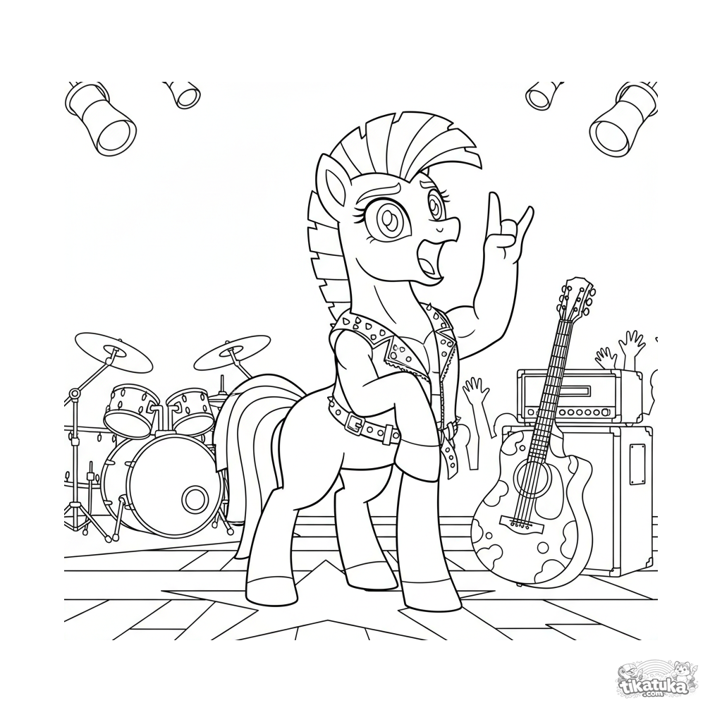 Rockstar Pony on Stage