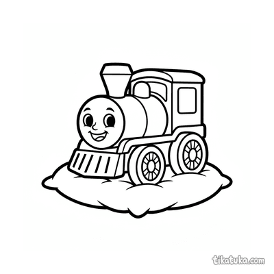 Simple Train Engine on Cushion