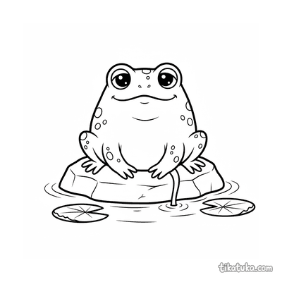 Frog on a Rock