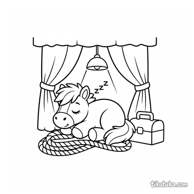 Sleepy Pony Stagehand