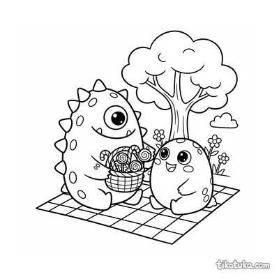 Spiky Monster Sharing Candy Basket