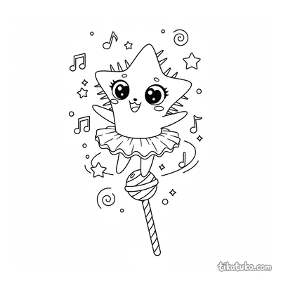 Star Microbe Dancer on a Lollipop